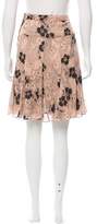 Thumbnail for your product : Marc by Marc Jacobs Floral Silk Skirt