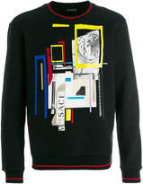 Thumbnail for your product : Versace JP Collage print sweatshirt