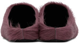 Thumbnail for your product : Marni Purple Calf-Hair Fussbett Sabot Loafers