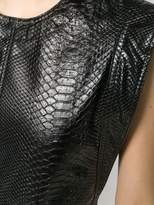 Thumbnail for your product : Philosophy di Lorenzo Serafini snakeskin effect mini dress