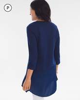 Thumbnail for your product : Chico's Chicos Petite Knit Woven Tunic