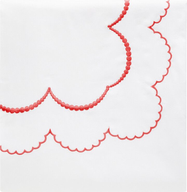 Los Encajeros Perlas Satin Queen Duvet Cover