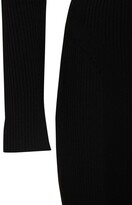 Thumbnail for your product : AZ Factory Rib Knit Midi Dress W/ Shoulder Wrap
