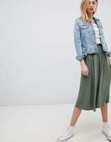 Thumbnail for your product : ASOS Design DESIGN midi skirt with box pleats