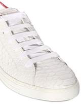 Thumbnail for your product : DSQUARED2 Tennis Club Embossed Leather Sneakers
