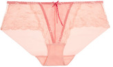 Thumbnail for your product : Elle Macpherson Intimates Dentelle lace and stretch-mesh briefs