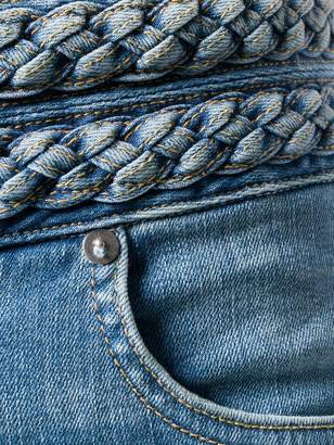 Veronica Beard faded flared jeans