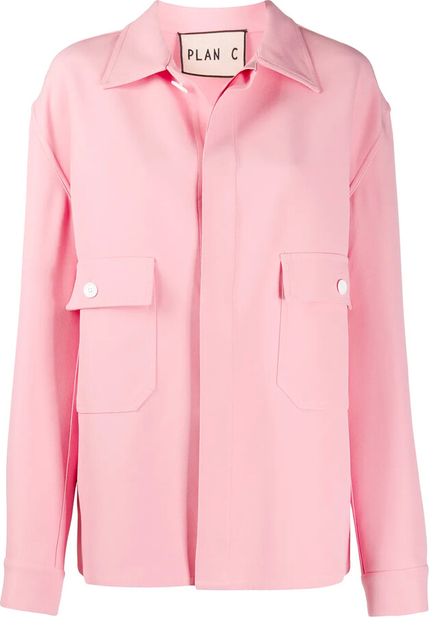 Plan C Oversized Shirt Jacket