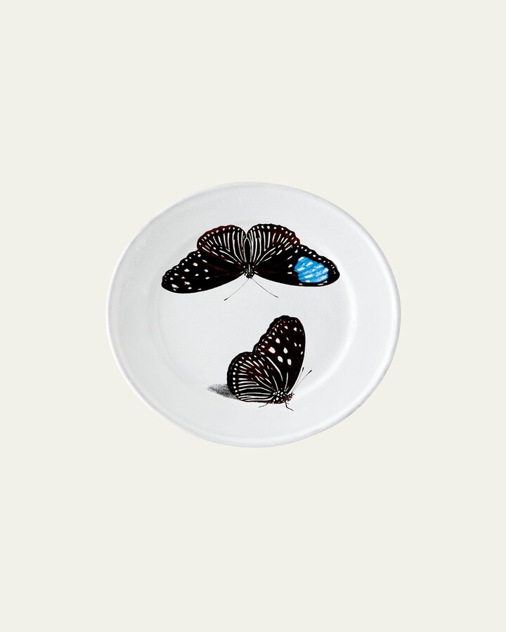 Astier De Villatte Flying Landed Butterflies Plate 7.5"