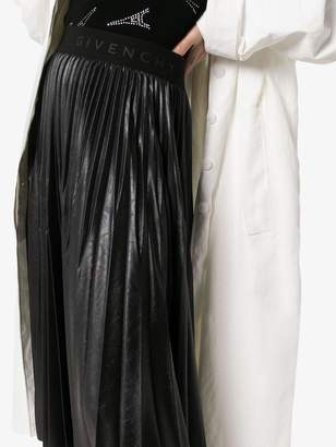 Givenchy pleated midi skirt