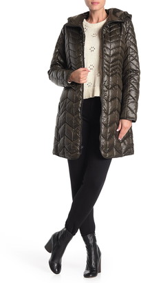 Kenneth Cole New York Hooded Quilted Puffer Coat