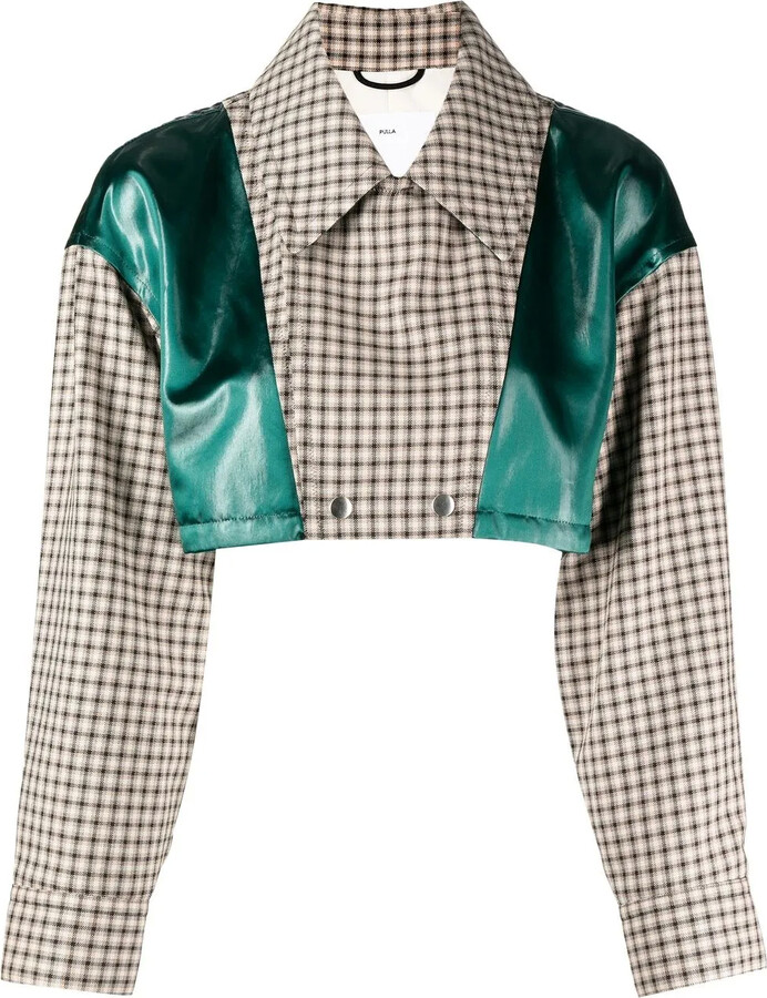 Toga Pulla Panelled Cropped Jacket