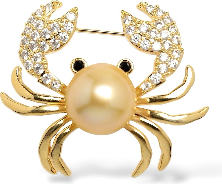 Ninemoo Golden Tide Crab Brooch