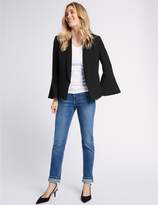 Thumbnail for your product : Marks and Spencer Frill Sleeve Blazer