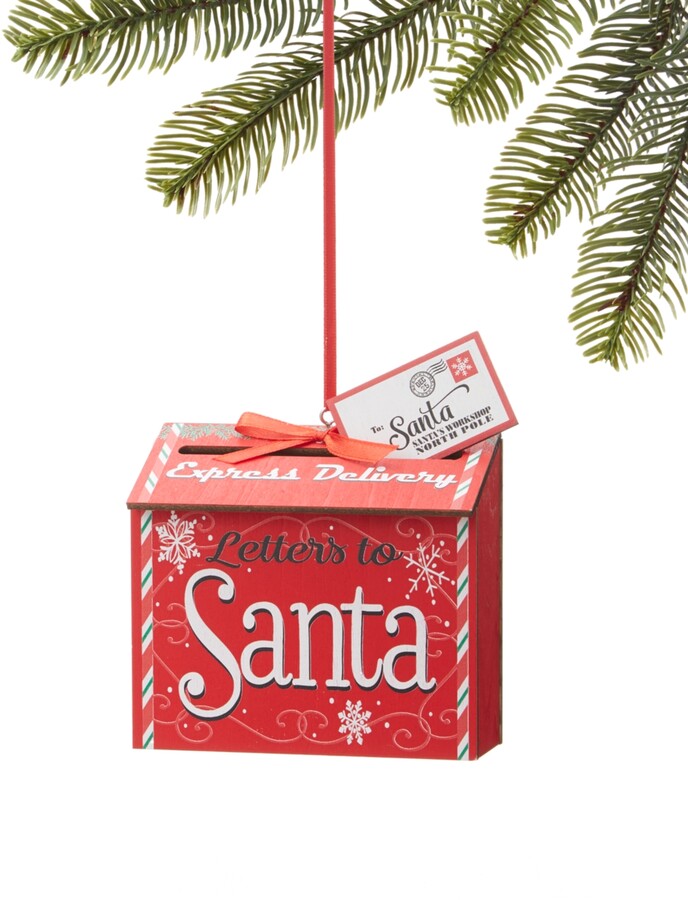 假日巷圣诞老人最爱的圣诞老人信箱装饰物，为梅西百货设计