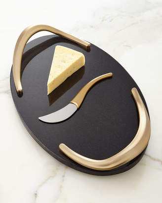 Nambe Eco Cheese Board with Knife