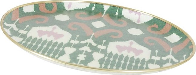 LES OTTOMANS Round Patterned Serving Plate