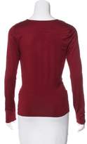 Thumbnail for your product : Gucci Draped Long Sleeve T-Shirt