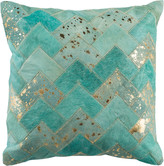 Thumbnail for your product : Safavieh Ezla Metallic Cowhide Pillow