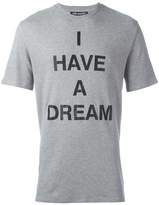 Thumbnail for your product : Neil Barrett I Have A Dream print T-shirt