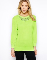 Thumbnail for your product : Ted Baker Sweater with Embellishment
