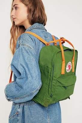 Fjallraven Kanken Leaf Green and Burnt Orange Backpack
