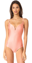 Thumbnail for your product : Zimmermann Plunge Swimsuit