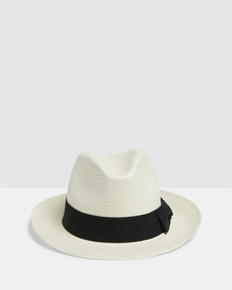 Kate & Confusion - Women's White Hats - Rimini Trilby - Size One Size at The Iconic