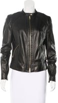 Thumbnail for your product : HUGO BOSS Leather Zip-Up Jacket