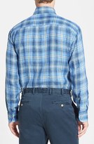 Thumbnail for your product : Robert Talbott Classic Fit Plaid Linen Sport Shirt