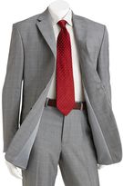 Thumbnail for your product : Chaps classic-fit glen plaid black & white suit jacket - men