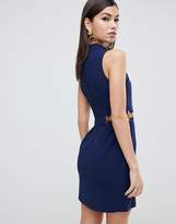 Thumbnail for your product : Forever Unique hoop insert bodycon dress