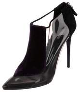 Thumbnail for your product : Emporio Armani PVC Pointed-Toe Booties