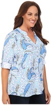 Thumbnail for your product : Fresh Produce Plus Size Paisley Dockside Henley