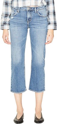 Silver Jeans Co. Co. Women's Wide Leg High Rise Crop Jean