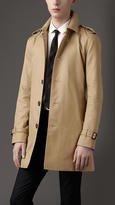 Thumbnail for your product : Burberry Mid-Length Technical Cotton Trench Coat