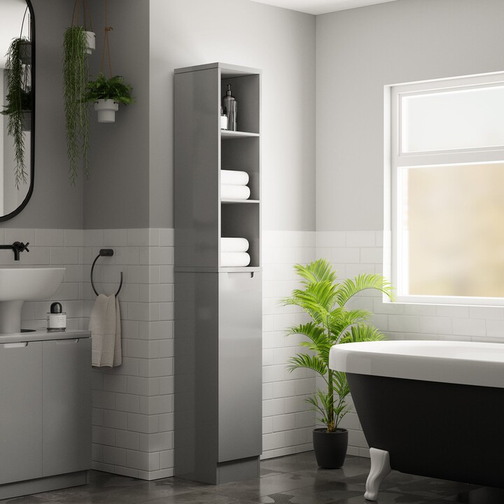 Dunelm Lopez Grey Bathroom Tall Grey ShopStyle