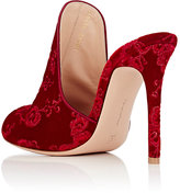 Thumbnail for your product : Gianvito Rossi Women's Embroidered Velvet Mules
