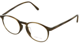 Tom Ford Marbled Circular Eyeglasses