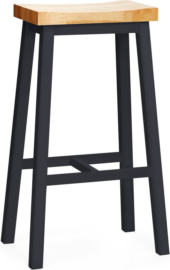 Dunelm Briston Counter Height Bar Stool Charcoal ShopStyle