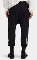 Thumbnail for your product : R 13 Men's Skull-Logo-Print Cotton-Blend Terry Sweatpants - Black