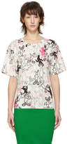 Thumbnail for your product : Marni Dance Bunny White and Multicolor Bunny Printed T-Shirt