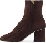 Thumbnail for your product : Gucci Suede 75mm Ankle Boot