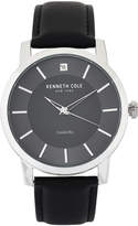 Thumbnail for your product : Kenneth Cole New York KC15114005 Silver-Tone & Black Watch