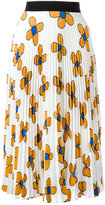 Christopher Kane - midi pleated skirt - women - Polyester - 42