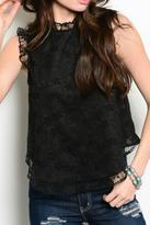 Thumbnail for your product : Tcec Black Lace Top