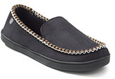 Thumbnail for your product : Isotoner Signature Men's Woodlands Microsuede Mock With Braided Trim Slipper