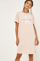 Calvin Klein Pink Logo T-Shirt Dress 