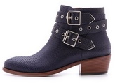 Thumbnail for your product : Studio Pollini Double Buckle Booties