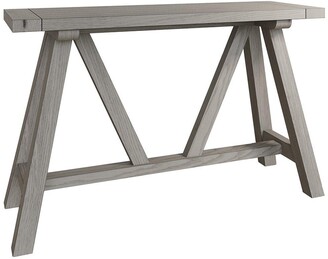 K Interiors Bauman Part Assembled Solid Wood Console Table